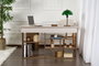 Nordure Vesper Escritorio de Estudio Cashmere y Nogal